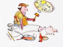Vtip, barevná ilustrace 9