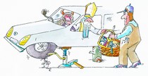 Vtip, barevná ilustrace 3