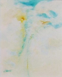 Cesty k andělům, olej - plátno 30x25