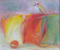 Ema sama doma, olej 26x30