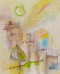 Do jiného světa, olej - plátno 30x25