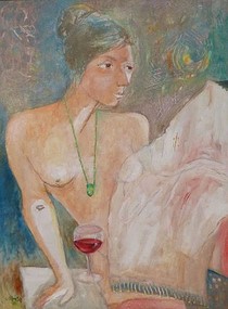Zlý sen, olej 81x60