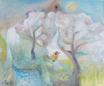 Jaro, olej - plátno 25x30